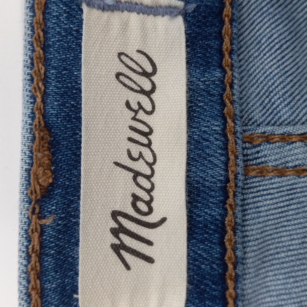 Madewell Roadtripper Skinny Jeans High Rise Stretchy Medium Wash Whisker Size 27 - Picture 7 of 15